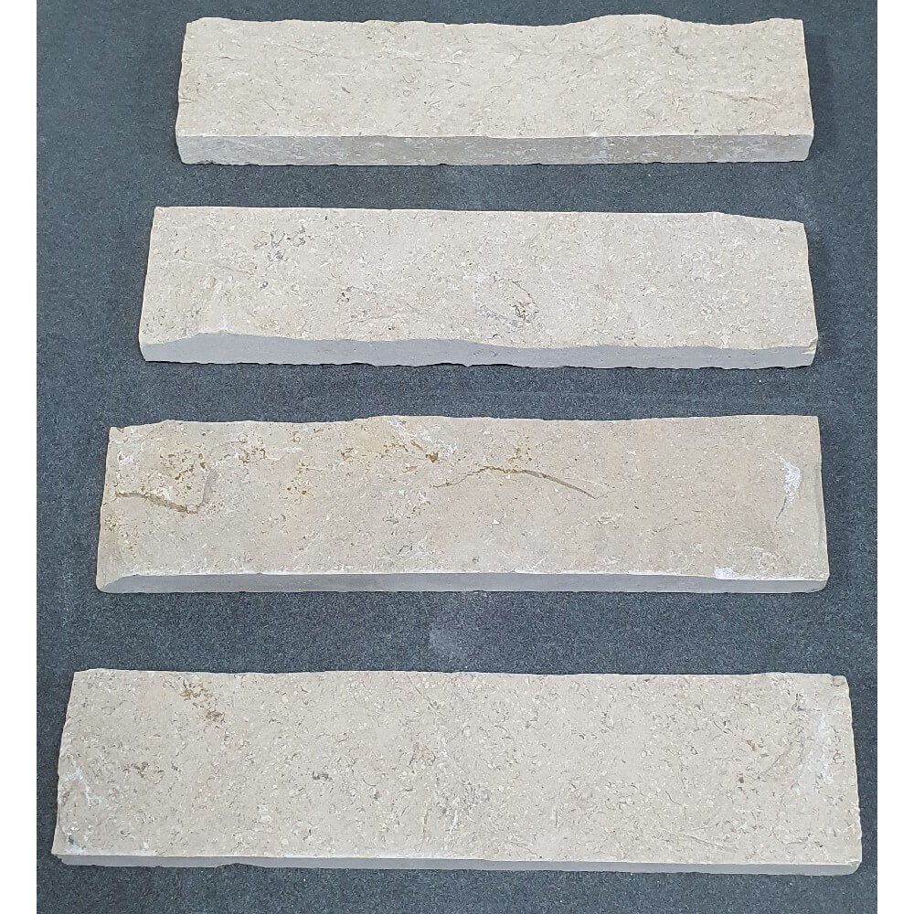 Sinia Pearl Natural Stone Marble Split Face 300x70mm Decorative Wall Tile