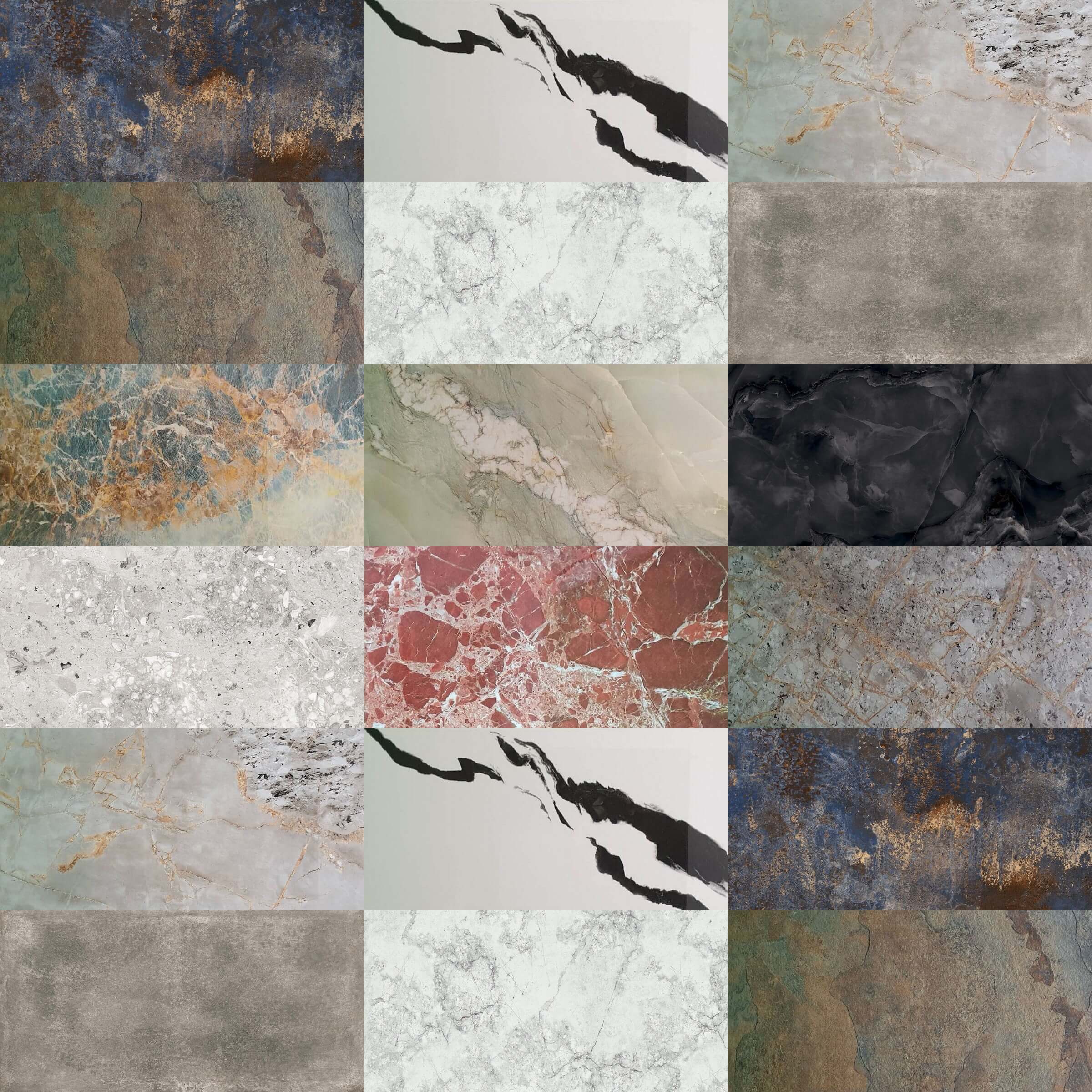 Splashback Rectified Large Format Stone Effect Porcelain 800x1600mm Tiles