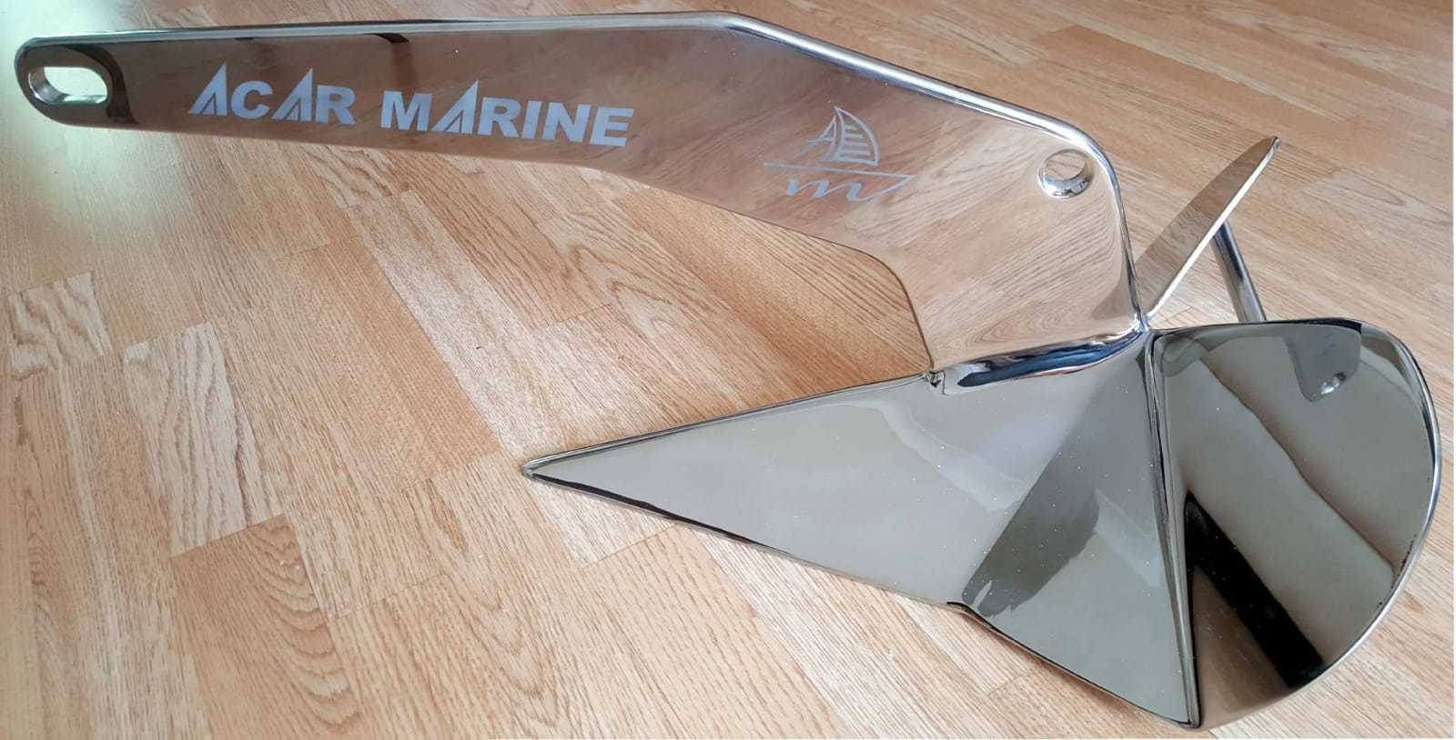 Stainless Steel D-Type Plough Anchor AISI 316 (10kg 650mm) Price is £450.00 - Decoridea.co.uk