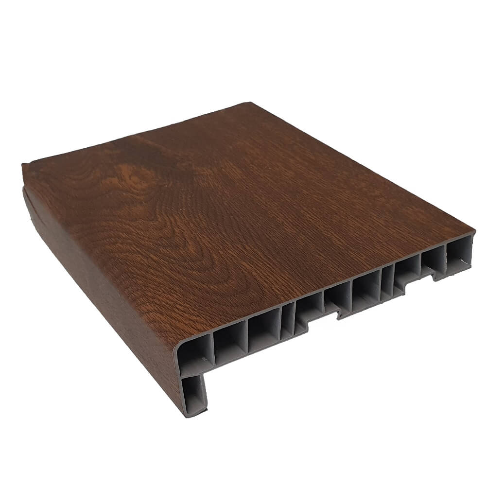 UPVC European External Sill for Window Door Golden Oak 150mm 200mm 250mm + Caps