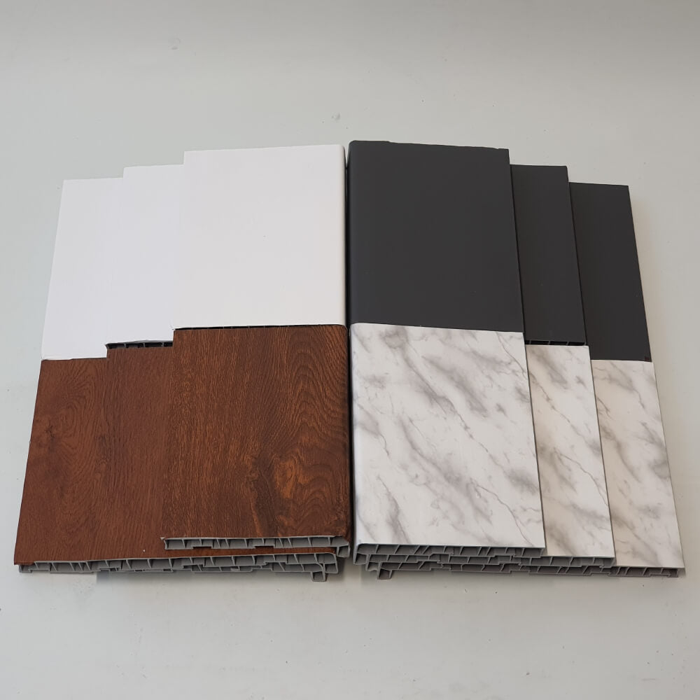 UPVC European External Sill for Window Door Golden Oak 150mm 200mm 250mm + Caps