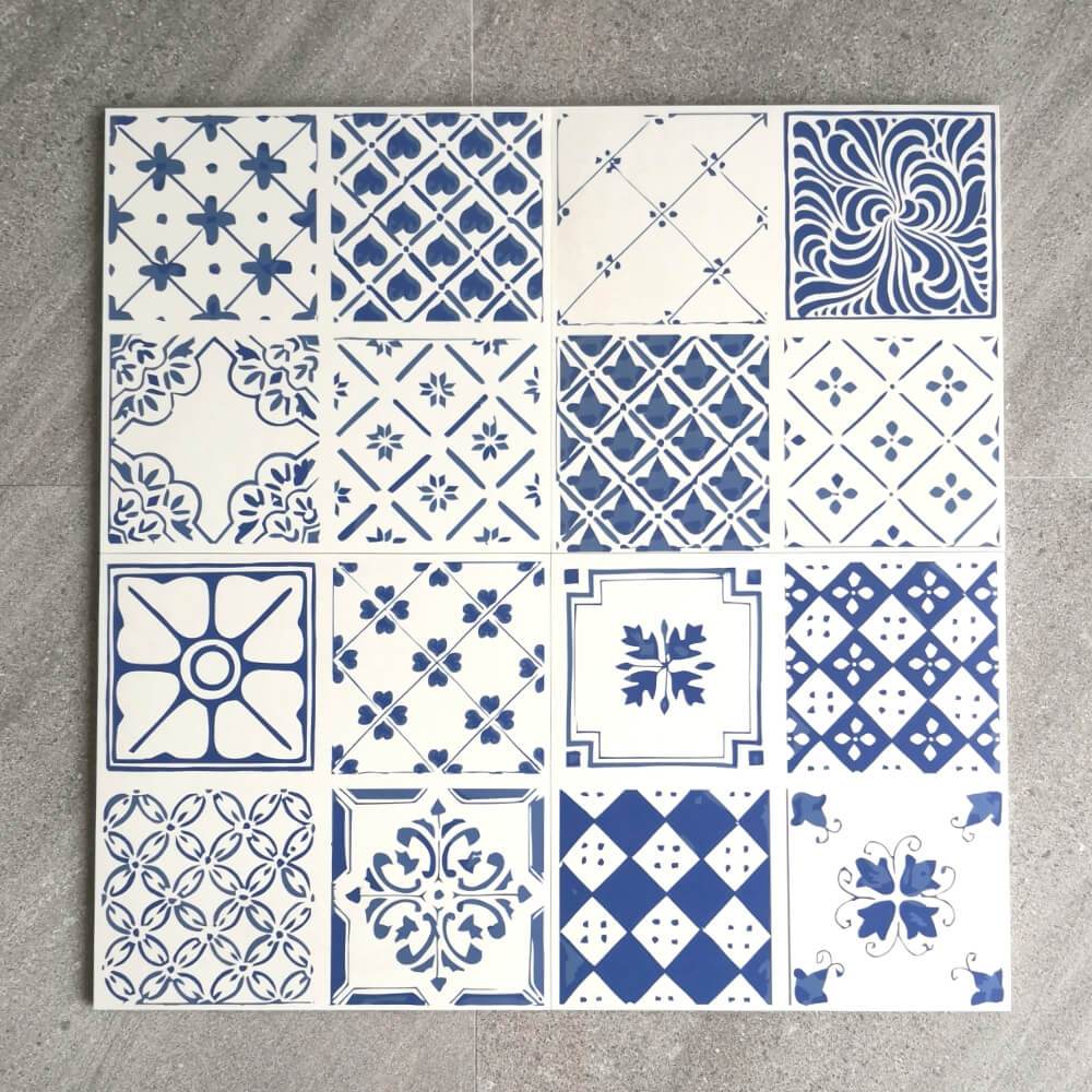 Victorian Santorini Rectified Matt Ceramic 300x300mm Wall and Floor Tile