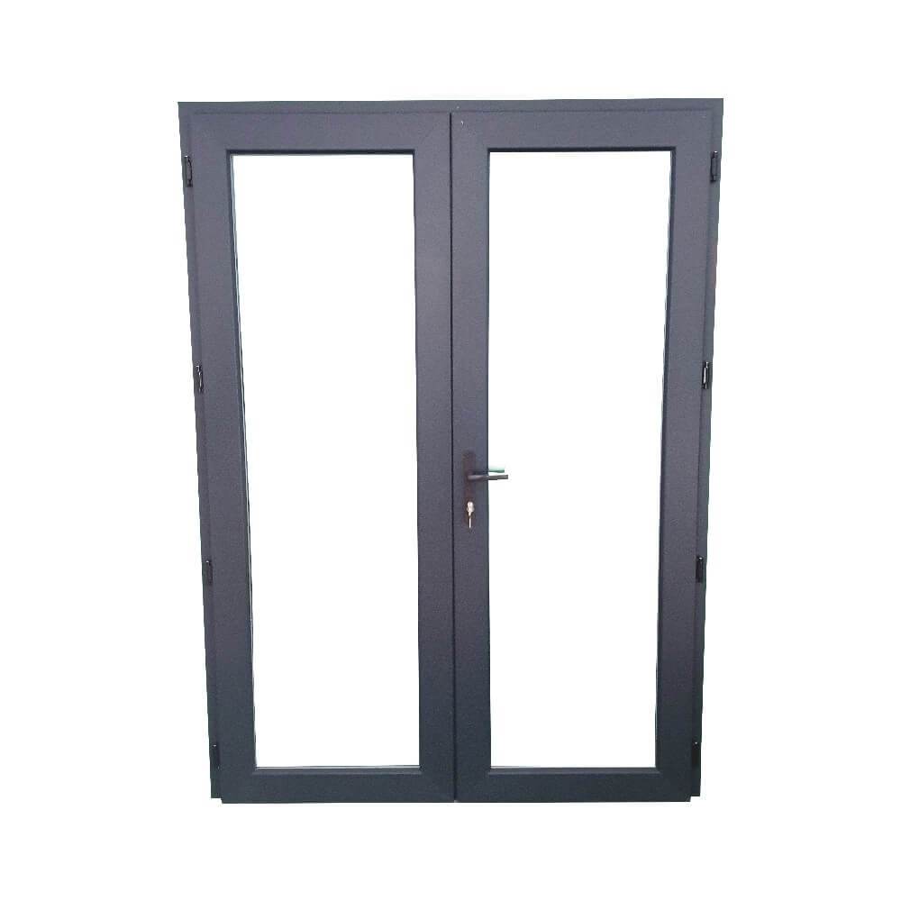 uPVC Outside Anthracite Inside White French Patio Door