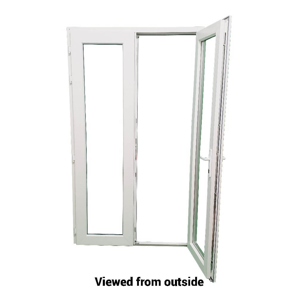 uPVC White French Patio Door