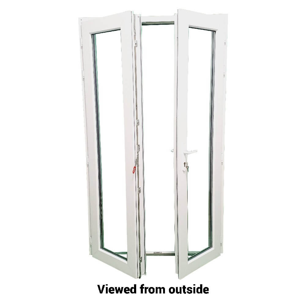 uPVC White French Patio Door