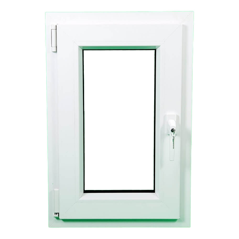 uPVC Tilt and Turn Double Glazed Window Frame and Glass 70mm UK 2 Gasket Seal - Multi Size