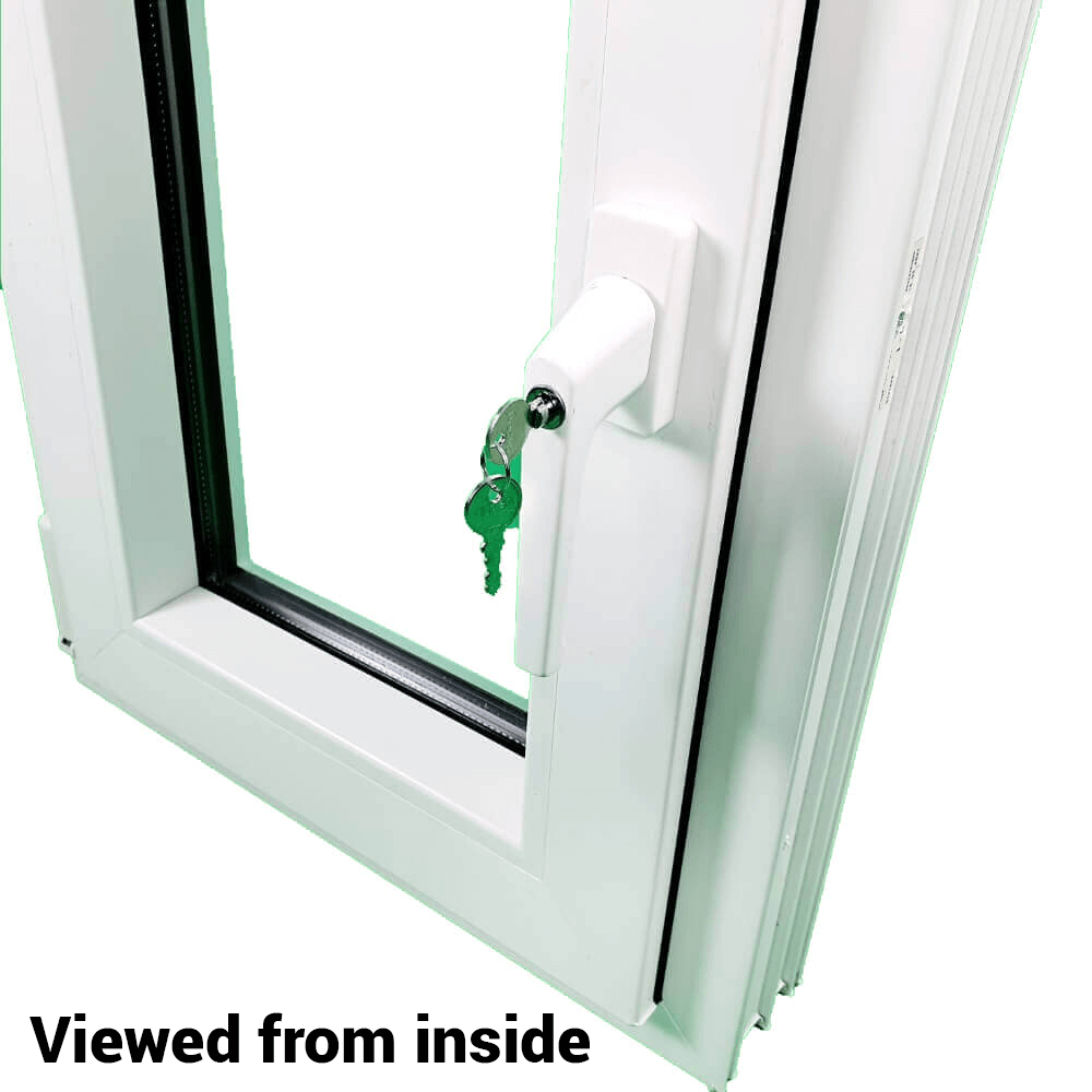 uPVC Tilt and Turn Double Glazed Window Frame and Glass 70mm UK 2 Gasket Seal - Multi Size