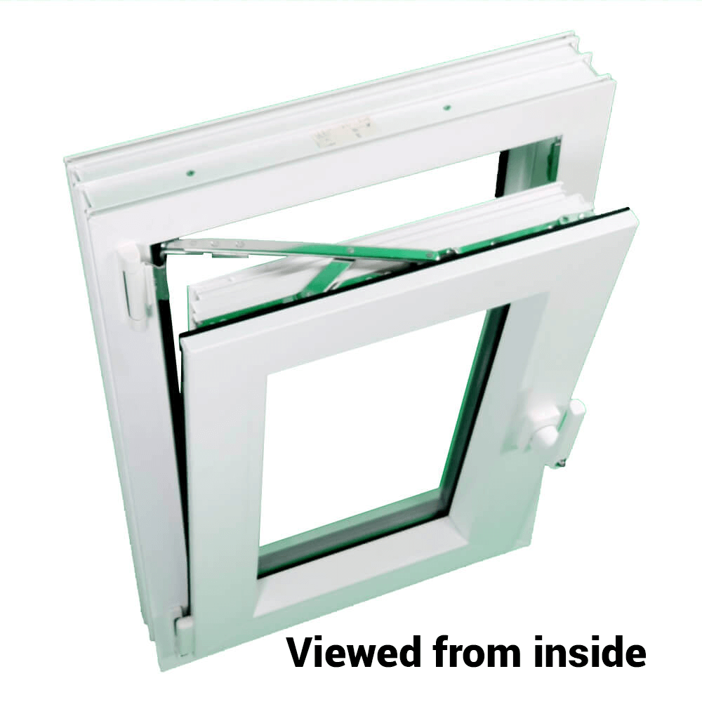 uPVC Tilt and Turn Double Glazed Window Frame and Glass 70mm UK 2 Gasket Seal - Multi Size